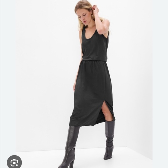 Gap - Satin Midi Skirt - Petite Small - Picture 3 of 4